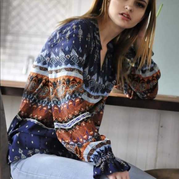 Last one Printed boho blouse - Picture 3 of 6